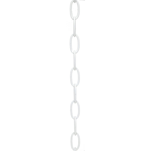 3' 8 GAUGE TEXTURED WHITE , Components , NUVO, Chain,Hardware & Lamp Parts
