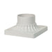 ALUMINUM POST BASE WHITE , Components , NUVO, Hardware & Lamp Parts,Lighting Accessories