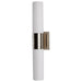 LINK 2 LIGHT VERTICAL WALL SCONCE , Fixtures , NUVO, Incandescent,Link,Medium,Sconce,T10,Vanity & Wall,Wall - Up or Down