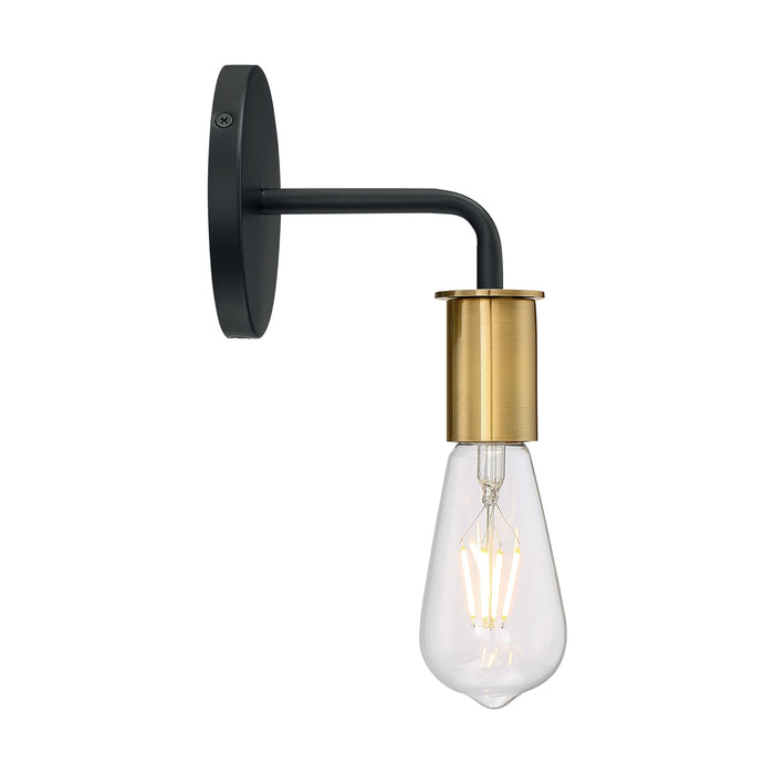 RYDER 1 LIGHT WALL SCONCE , Fixtures , NUVO, A19,Incandescent,Medium,Ryder,Sconce,Vanity & Wall,Wall