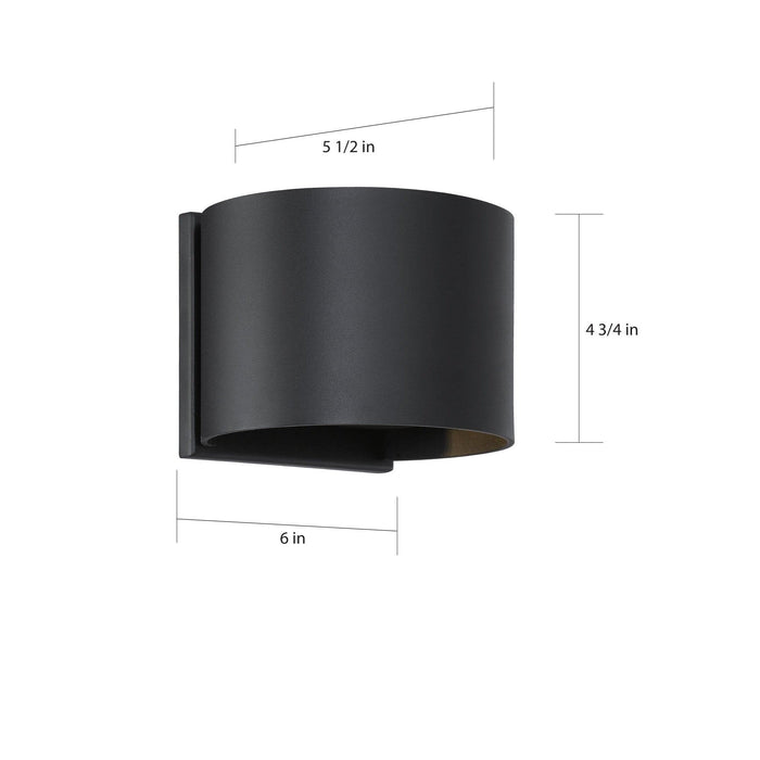 LIGHTGATE LED ROUND SCONCE , Fixtures , NUVO, Integrated,Integrated LED,LED,Lightgate,Outdoor,Sconce,Wall