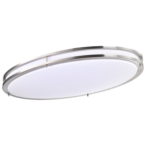 LED GLAMOUR BN 32" OVAL , Fixtures , NUVO, Ceiling,Close-to-Ceiling,Flush Mount,Glamour,Integrated,Integrated LED,LED,Utility