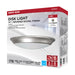 10" LED DISK LIGHT NICKEL FINISH 17W , Fixtures , NUVO, Close-to-Ceiling,Disk Light,Integrated,Integrated LED,LED,LED Disk