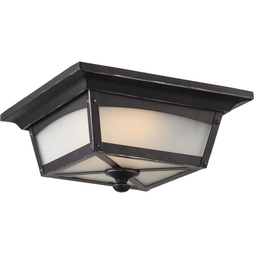 ESSEX 1 LIGHT OUTDOOR FLUSH , Fixtures , NUVO, Close-to-Ceiling,Essex,Flush,Flush Mount,Integrated,Integrated LED,LED