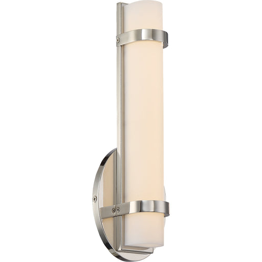 SLICE LED SINGLE WALL SCONCE , Fixtures , NUVO, Integrated,Integrated LED,LED,Sconce,Slice,Vanity & Wall,Wall