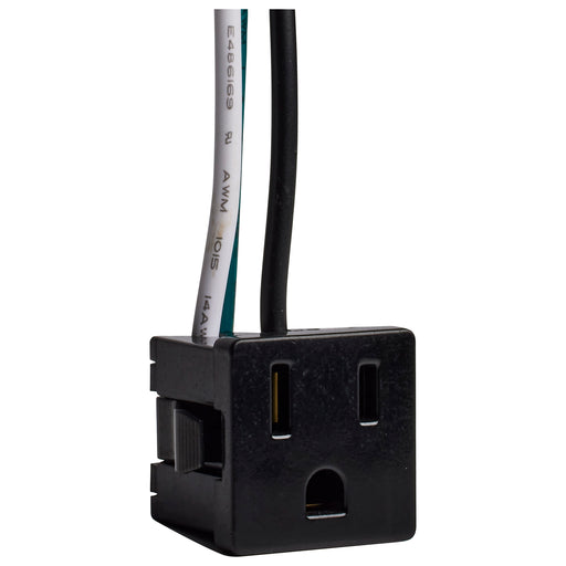 BLK SNAP-IN CONV OUTLET 14 GA , Hardware , SATCO, Outlets,Switches & Accessories