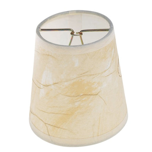 BEIGE PARCHMENT RND CLIP ON SH , Hardware , SATCO, Clip On Shades,Glassware & Shades