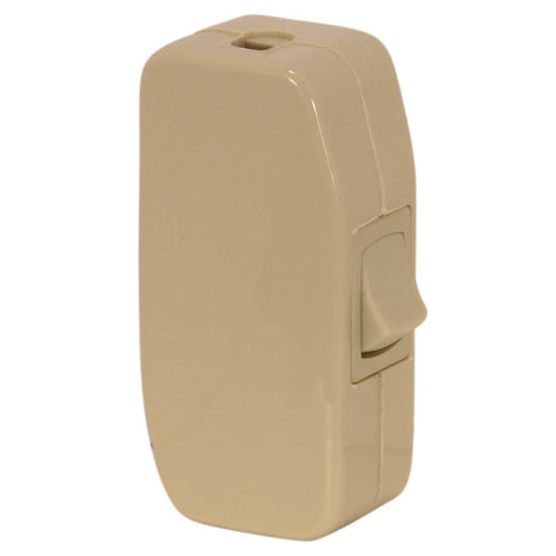 HEAVY IVORY FEED THRU SWITCH , Hardware , SATCO, Cord Switches,Switches & Accessories