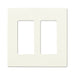 CLARO 2 GANG WALLPLATE WH , Hardware , SATCO, Switches & Accessories,Wall Plates