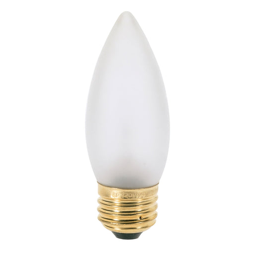 25W TORP STD FR 130V , Lamps , SATCO, B11,Candle,Decorative Light,Frost,Incandescent,Medium,Warm White
