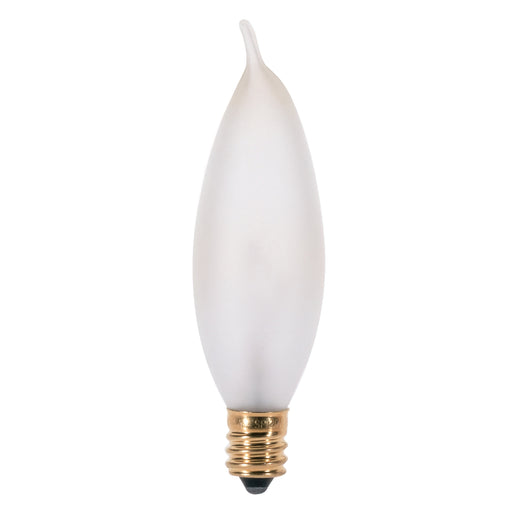 15W TT CAND FR 130V , Lamps , SATCO, CA8,Candelabra,Candle,Decorative Light,Frost,Incandescent,Warm White