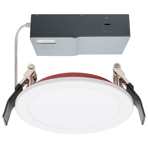10WLED/4/FR/CCT/SLF/RD/FL/RND , Fixtures , SATCO, Direct Wire,Integrated,LED,Recessed,Remote Driver LED Downlight