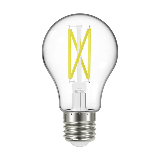 10.5A19/CL/LED/E26/930/120V , Lamps , SATCO, A19,Clear,LED,LED Filament,Medium,Soft White,Type A