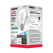 10.5A19/CL/LED/E26/940/120V , Lamps , SATCO, A19,Clear,Cool White,LED,LED Filament,Medium,Type A