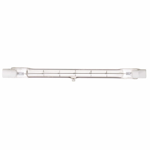 300T3Q/CL/L 118MM 130V , Lamps , SATCO, Clear,Double Ended,Double Ended Halogen,Double Ended Recessed Single Contact,Halogen,T3,Warm White