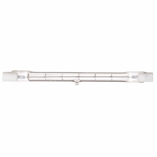 500T3Q/CL/L 118MM 130V , Lamps , SATCO, Clear,Double Ended,Double Ended Halogen,Double Ended Recessed Single Contact,Halogen,T3,Warm White