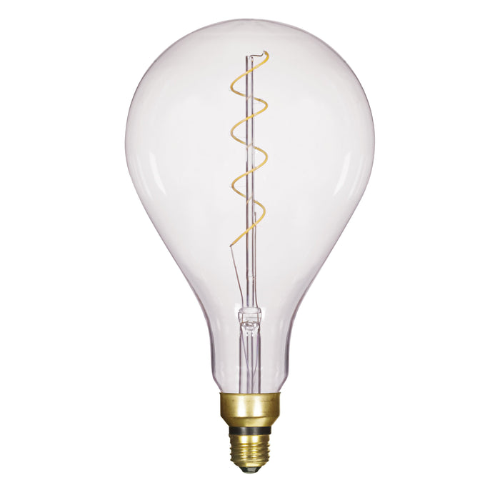 4PS52/LED/CL/E26/VINTAGE/120V , Lamps , SATCO, Clear,LED,LED Filament,Medium,PS52,Vintage