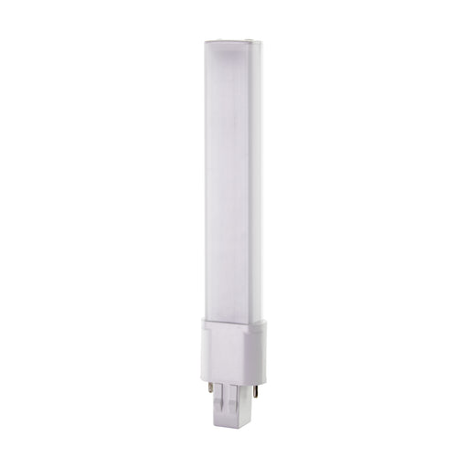 6W/LED/CFL/830/GX23/BP/G2 , Lamps , SATCO, Frost,GX23,LED,LED CFL Replacements Pin Based,PL,PL 2-Pin,Warm White