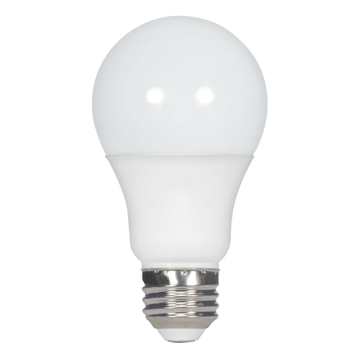 11.5A19/LED/30K/ND/120V , Lamps , SATCO, A19,Frost,LED,Medium,Soft White,Type A