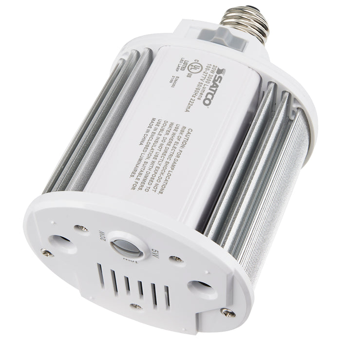20W/LED/WP/CCT/E26/100-277V , Lamps , Hi-Pro, Corncob,HID Replacements,LED,Medium,Warm to Cool White,White