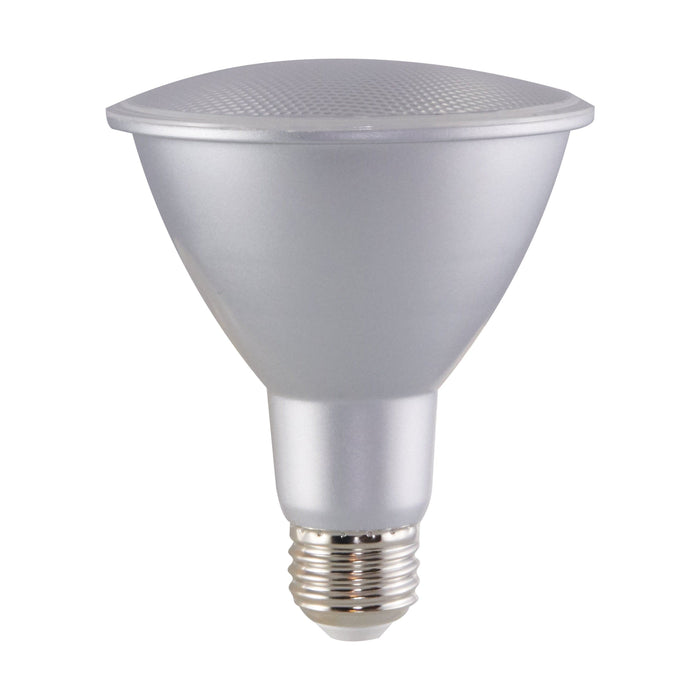 12.5PAR30/LN/LED/40'/940/120V , Lamps , SATCO, Clear,Cool White,LED,LED PAR,Medium,PAR,PAR30LN