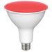 11.5PAR38/LED/90'/RED , Lamps , SATCO, LED,LED PAR,Medium,PAR,PAR38,Red