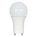 11A19/LED/2700K/120V/D/GU24 , Lamps , SATCO, A19,Bi Pin GU24,Frost,LED,Type A,Warm White