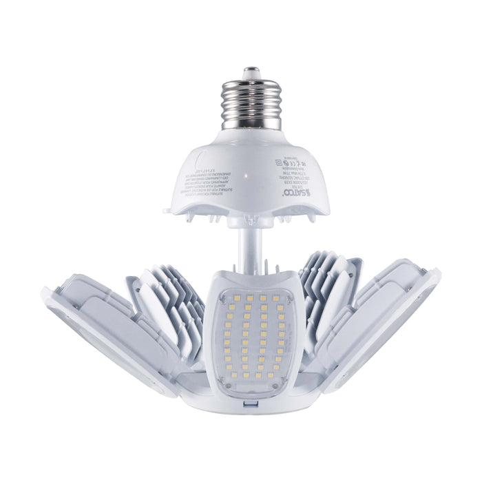 60W/LED/HID/MB-G3/50K/100-277V , Lamps , SATCO, Clear,Corncob,HID Replacements,LED,LED HID,Mogul Extended,Natural Light