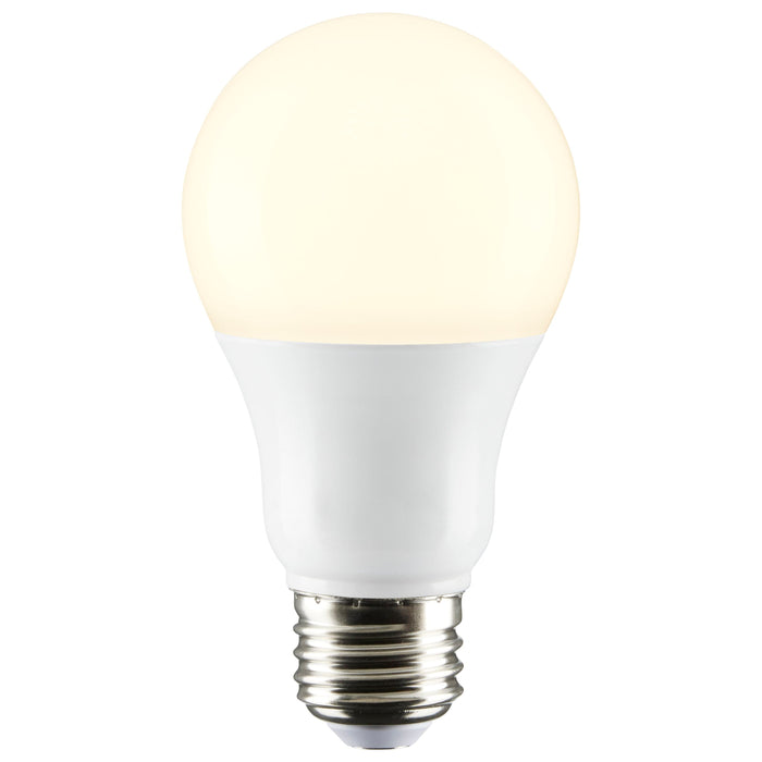 9.8A19/OMNI/220/LED/30K , Lamps , SATCO, A19,LED,Medium,Soft White,Type A,White