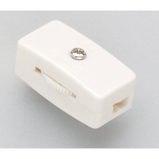 WHITE INLINE CORD SWITCH , Hardware , SATCO, Cord Switches,Switches & Accessories