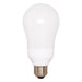 15A19/E26/4100K/120V/1PK , Lamps , SATCO, A19,Compact Fluorescent,Cool White,Medium,Type A,White