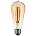 4.5ST19/AMB/LED/E26/20K/120V - CARDED , Lamps , SATCO, Candle,LED,LED Filament,Medium,ST19,Transparent Amber