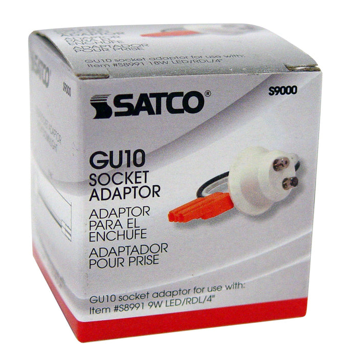 GU10 SOCKET ADAPTOR FOR RECESS , Components , SATCO, Cords & Accessories,Wire