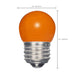1.2W S11/OR/LED/120V/CD , Lamps , SATCO, Ceramic Orange,LED,Medium,S11,Sign,Sign & Indicator