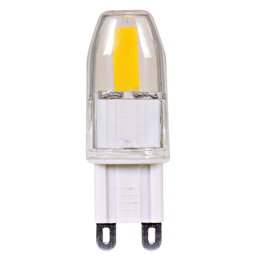 LED 1.6W JCD/G9 120V 3000K , Lamps , SATCO, Clear,G9 Double Loop,LED,Mini and Pin-Based LED,Miniature,T4,Warm White