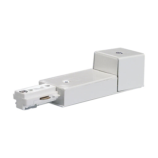 WHITE CONDUIT CONNECTOR , Components , NUVO, Track Lighting,Track Part