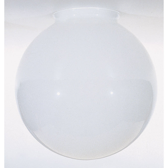 8 X 4 WHITE BALL , Components , SATCO, Glass Globes,Glassware & Shades