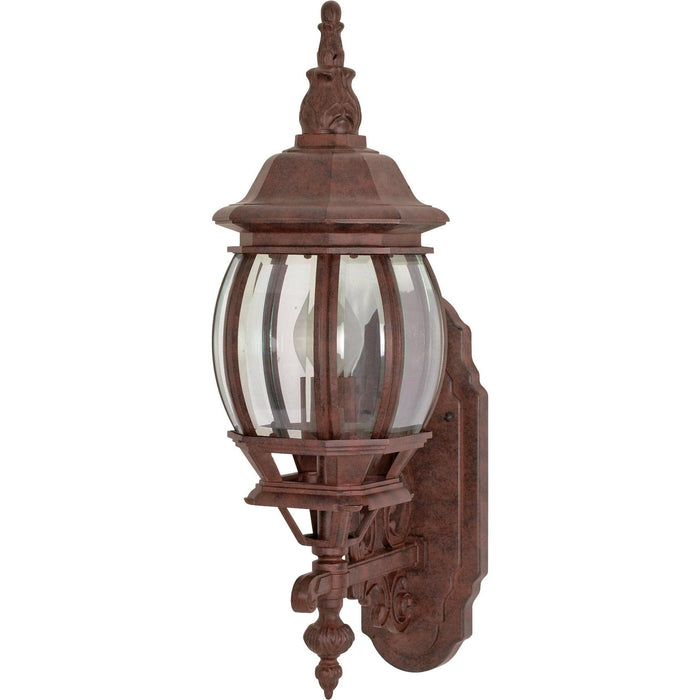 CENTRAL PARK 1 LIGHT OUTDOOR , Fixtures , NUVO, A19,Central Park,Incandescent,Medium,Outdoor,Wall,Wall Lantern