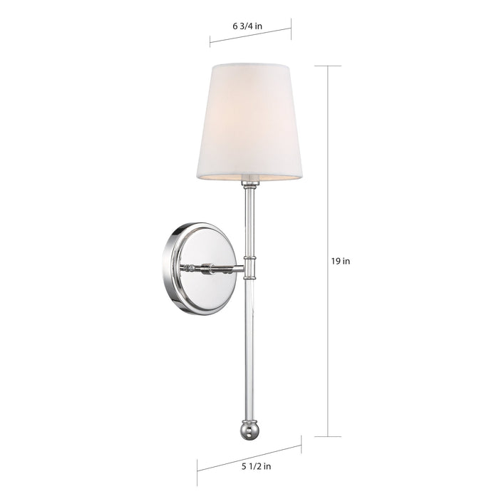 OLMSTEAD 1 LIGHT WALL SCONCE , Fixtures , NUVO, Candelabra,Incandescent,Olmstead,Sconce,Type B,Vanity & Wall,Wall