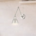 FULTON SWING ARM FIXTURE , Fixtures , NUVO, A19,Fulton,Incandescent,Medium,Portable,Sconce,Swing Arm Wall