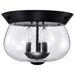 NUVO BOLIVER 3 LIGHT FLUSH MOUNT