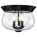 NUVO BOLIVER 3 LIGHT FLUSH MOUNT