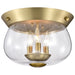 NUVO BOLIVER 3 LIGHT FLUSH MOUNT