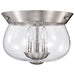 NUVO BOLIVER 3 LIGHT FLUSH MOUNT