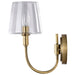 BROOKSIDE 1 LIGHT SCONCE , Fixtures , NUVO, Brookside,Candelabra,Incandescent,Type B,Vanity & Wall,Wall - Up or Down,Wall Sconce
