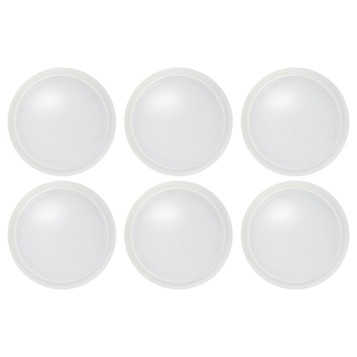 10" LED DISK LIGHT WHITE 17W - 6 PACK , Fixtures , NUVO, Close-to-Ceiling,Disk Light,Integrated,Integrated LED,LED,LED Disk