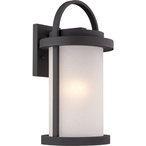 WILLIS LED OUTDOOR MED WALL , Fixtures , NUVO, A19,LED,Medium,Outdoor,Wall,Wall Lantern,Willis