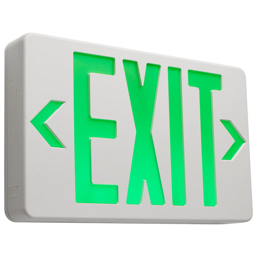 EXIT SIGN - GREEN , Fixtures , SATCO, Exit Sign,Integrated,Integrated LED,LED,Lighting Products