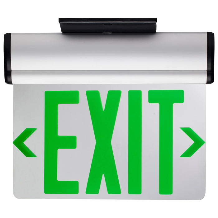 EDGE-LIT EXIT SIGN - DF GR MIR , Fixtures , SATCO, Exit Sign,Integrated,Integrated LED,LED,Lighting Products