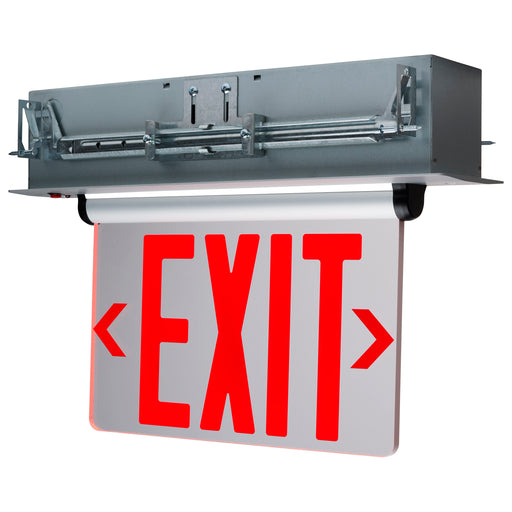 REC EL EXIT SIGN - SF RD CLR , Fixtures , SATCO, Exit Sign,Integrated,Integrated LED,LED,Lighting Products
